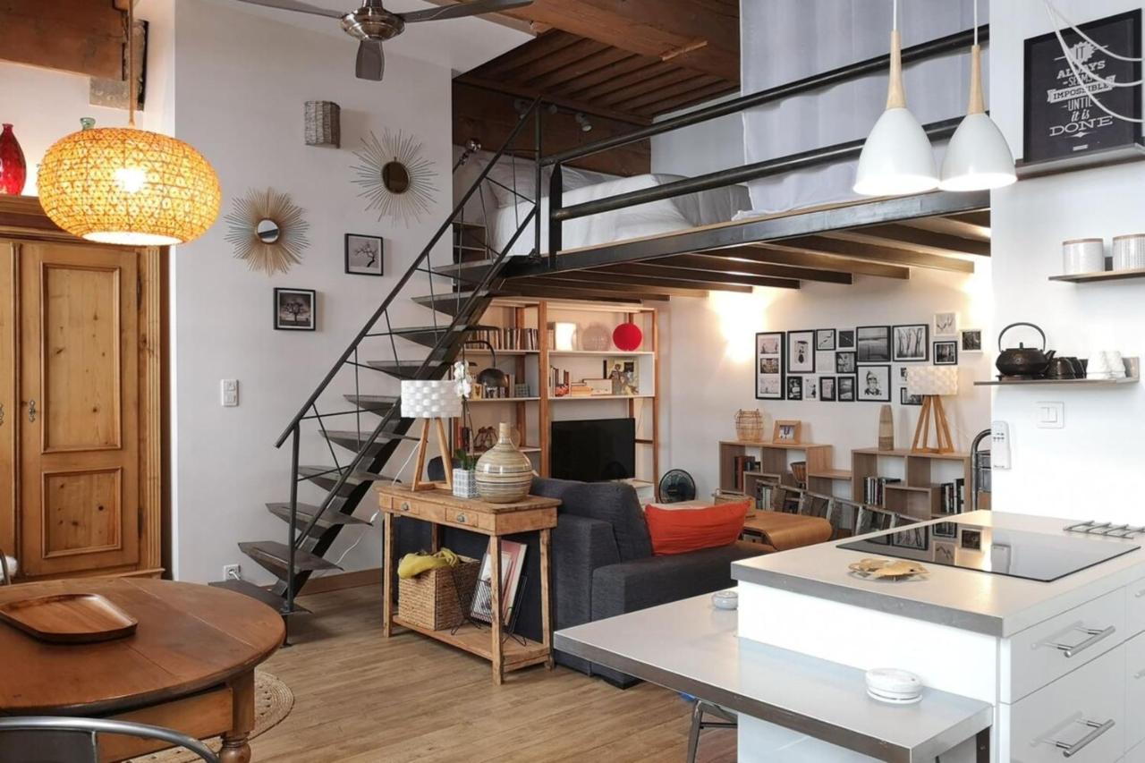 Authentic Loft With Mezzanine & Exposed Stones Heart Of Lyon Lejlighed Eksteriør billede