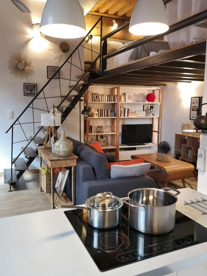 Authentic Loft With Mezzanine & Exposed Stones Heart Of Lyon Lejlighed Eksteriør billede